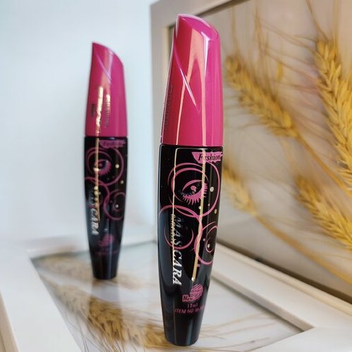 ریمل (Mascara) سر صورتی لیفت کننده ضدآب پرپشت کننده مژه مشکی  مدل:new kanada5689