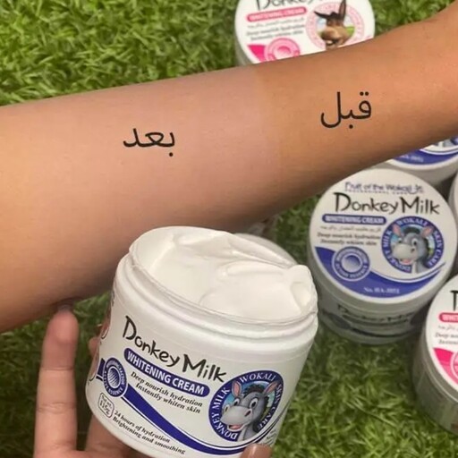کرم آبرسان دست و صورت شیر الاغ (جوانساز، روشن کننده، مرطوب کننده)  مدل:new kanada5689