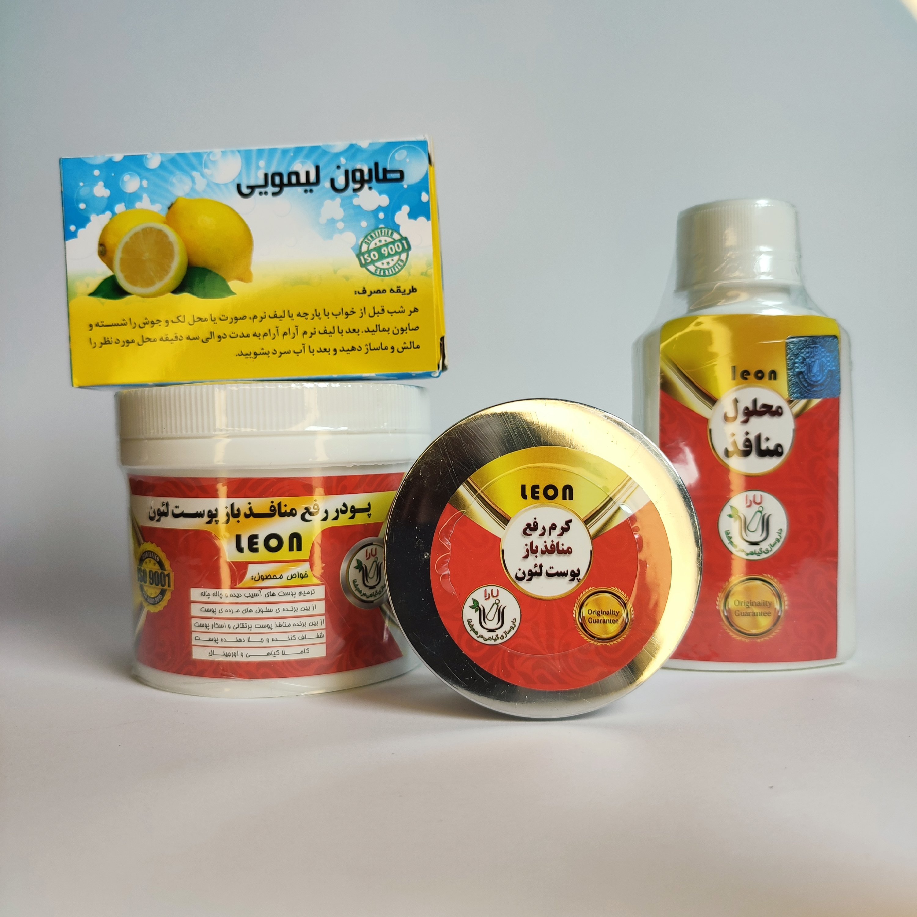 پک منافذ لئون (رفع منافذ باز پوست، جوش و جای جوش)  مدل:new kanada5689