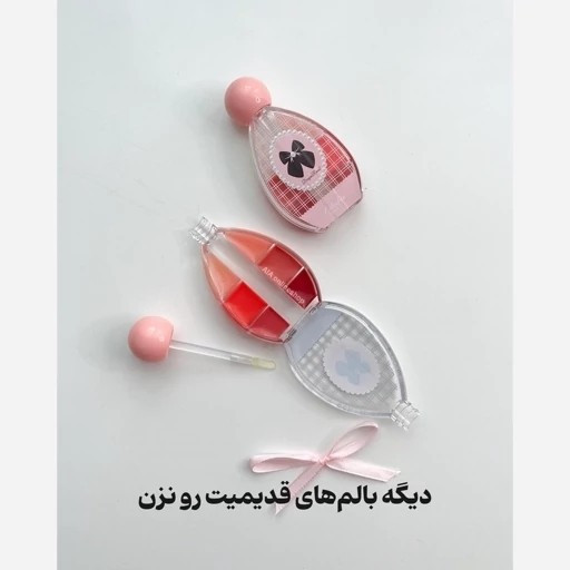 لیپ گلاس (بالم لب) پالت 6 رنگ آبرسان، نرم کننده و براق کننده لب new kanada369
