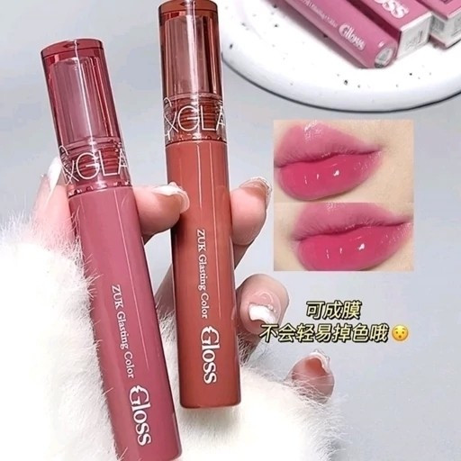 رژ خیس کره ای دوپ رومند لیپگلاس شفاف براق فانتزی کیوت پینترستی مناسب کادو هدیه فوق العاده خوشبو و شیک new kanada369
