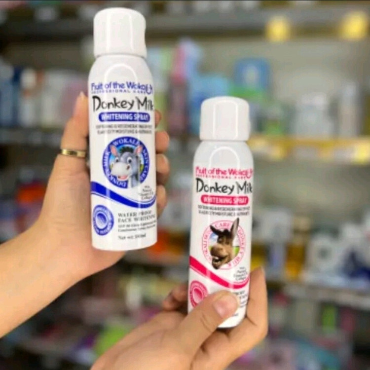 اسپری ضد آفتاب شیر الاغ SPF90 (سفید، آبرسان، صورت و بدن) مدل new kanada3526