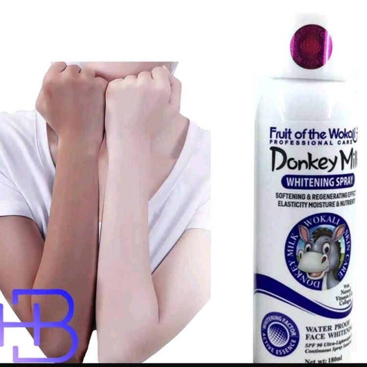 اسپری ضد آفتاب شیر الاغ SPF90 (سفید، آبرسان، صورت و بدن) مدل new kanada3526