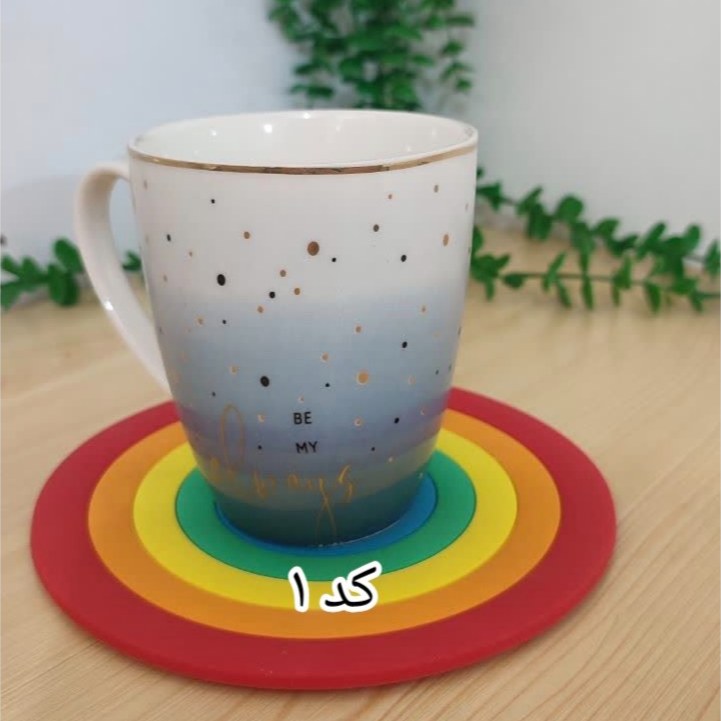 ماگ سرامیکی ، لیوان سرامیکی ، ماگ لب طلایی ، ماگ کادویی
