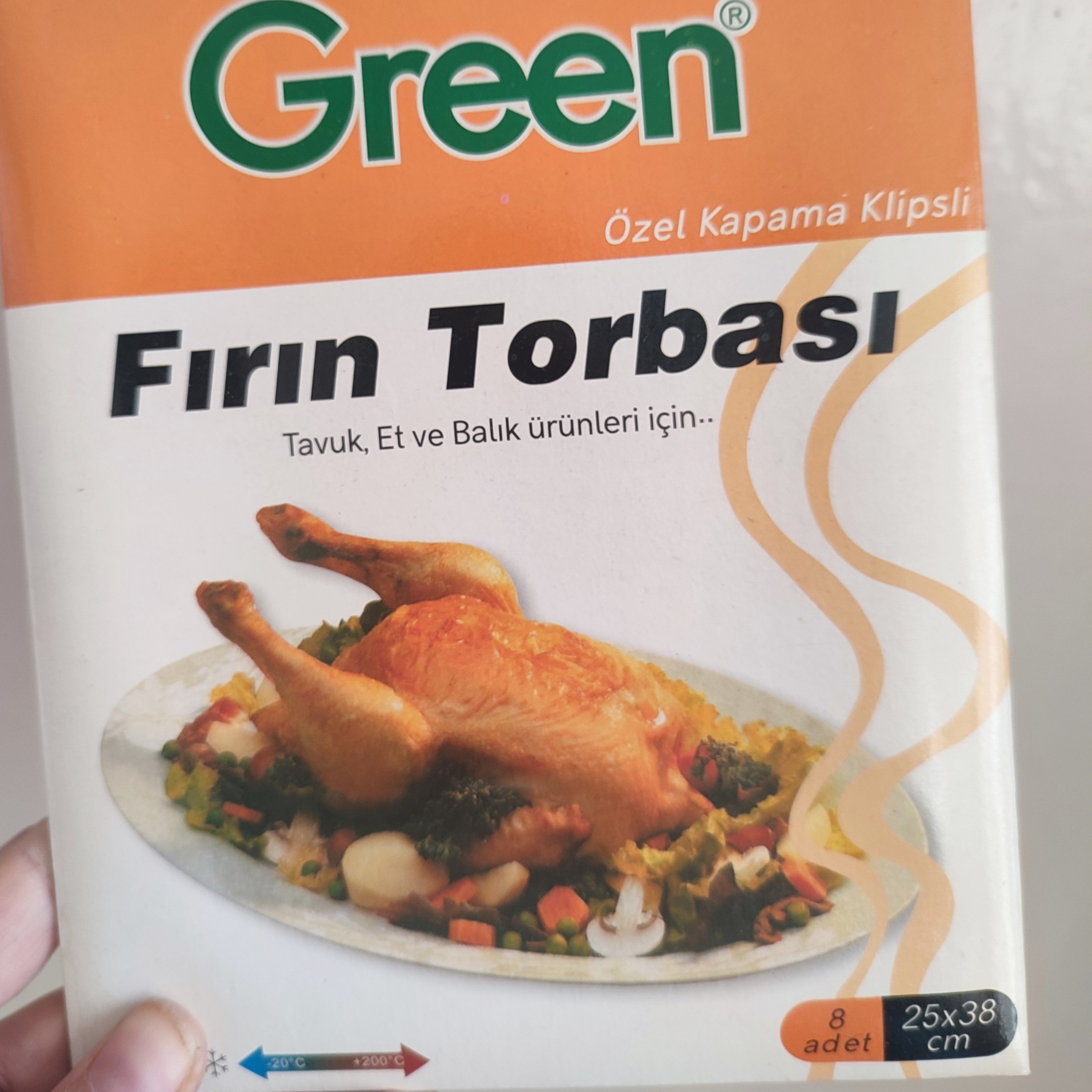 تنورک پخت ، کیسه پخت ،کیسه پخت تنوری گرین مدل Firin بسته 8 عددی