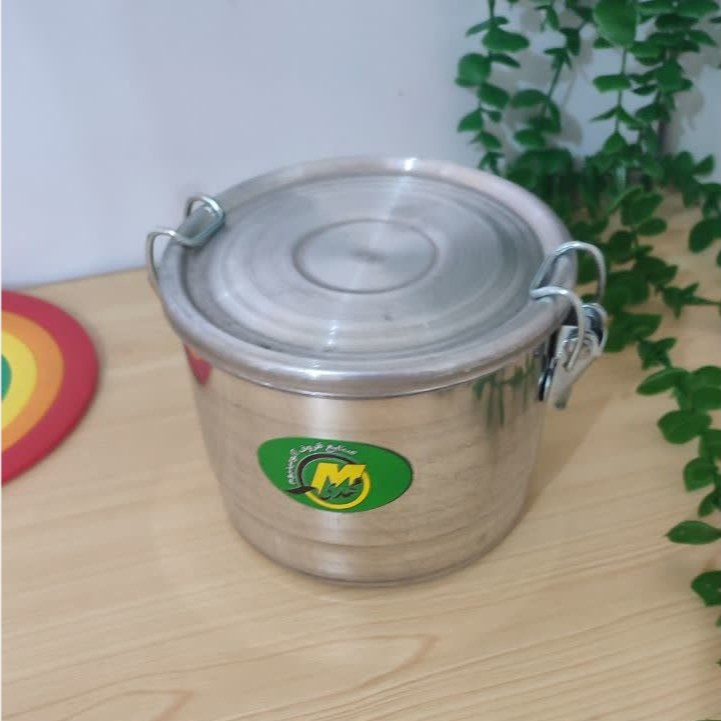 باکس، ظرف غذا، ظرف غذا روحی، ظرف غذا آلومینیومی ، ظرف غذا فلزی ، ظرف غذا 2 طبقه دو طبقه
