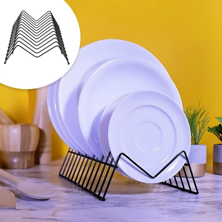 استند درب قابلمه،استند بشقاب،استند نظم دهنده در قابلمه،جا بشقابی،استند نگهدارنده درب قابلمه،جابشقابی طرح ام M، نظمدهنده