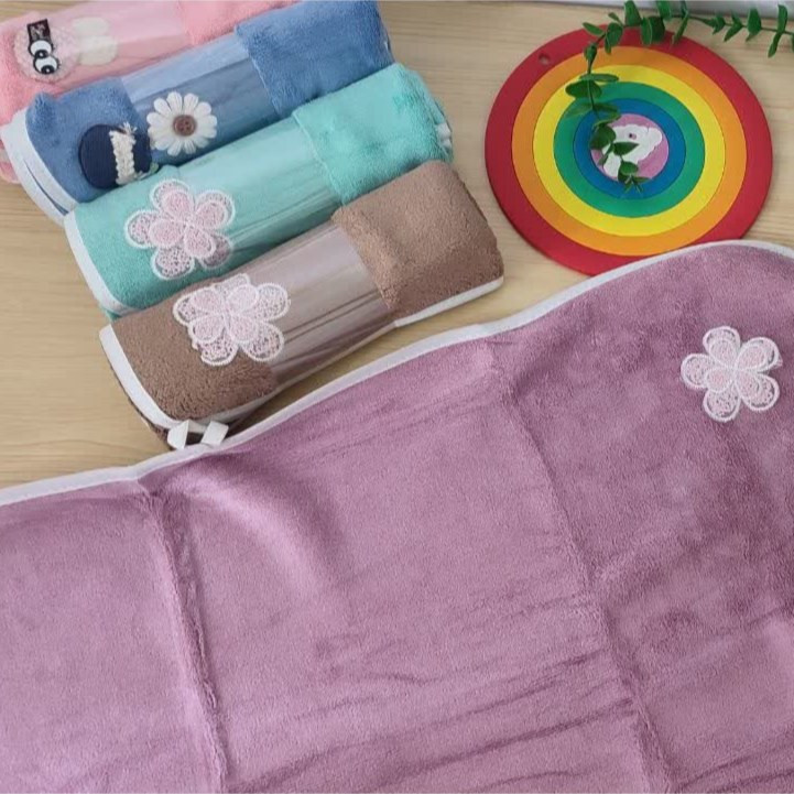 حوله دست و صورت نانو میکروفایبر طرح عروسکی وارداتی
