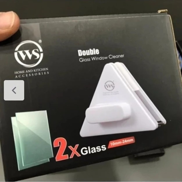 شیشه پاک کن مغناطیسی دو جداره دبلیو اس ، شیشه پاک کن مگنتی 2 جداره W.S ، شیشه پاککن مغناطیسی دوجداره دبلیو اس