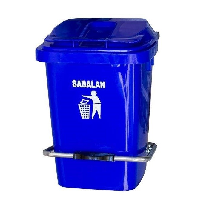 سطل زباله 20 لیتری سبلان پدال دار فلزی ، سطل آشغال