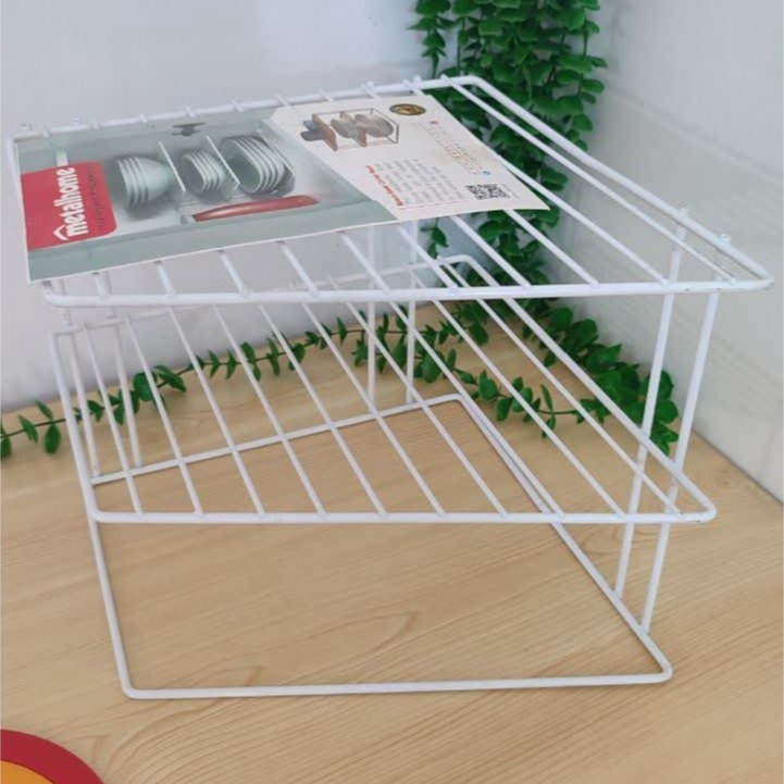ارگانایزر گوشه کابینت، راف گوشه، نظم دهنده کنج کابینت، نظم دهنده گوشه کابینت، راف 3طبقه، استند کابینت ،شلف کابینت، قفسه
