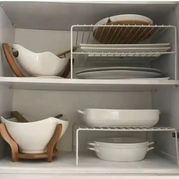 نظم دهنده کابینت ، راف ، نظم دهنده داخل کابینت، استند کابینت، استند 2 طبقه ، استند دو طبقه کابینتی