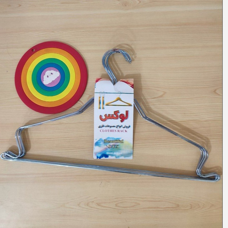 چوب لباس فلزی لوکس بسته 6 عددی، گیره لباس، چوب رختی ، چوب لباس، چوب رخت
