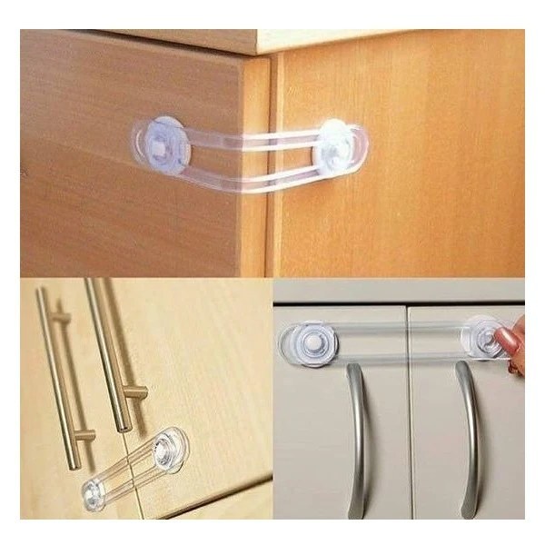 قفل کابینت کودک،قفل کمد کشو کودک،قفل درب کابینت و کمد و کشو کودک ،محافظ درب کمد و کشو کودک قفل جفتی یخچال و فریزر ایمنی