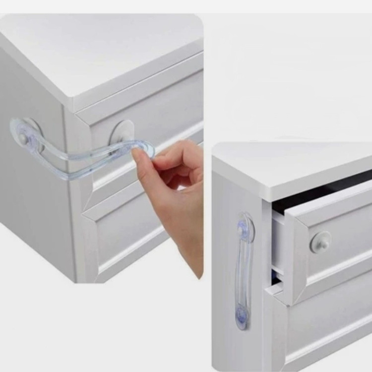قفل کابینت کودک،قفل کمد کشو کودک،قفل درب کابینت و کمد و کشو کودک ،محافظ درب کمد و کشو کودک قفل جفتی یخچال و فریزر ایمنی