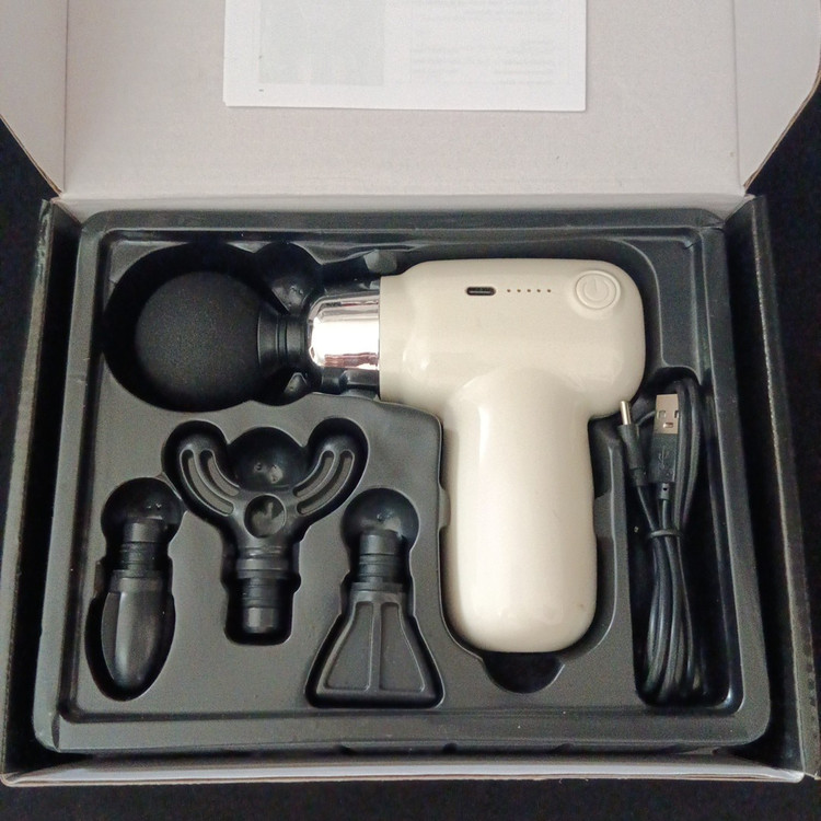 مینی ماساژور تفنگی شارژی MASSAGER مدل CY-007 دارای 4 سری ماساژ موجود در فروشگاه قشمی شاپ QESHMISHOP