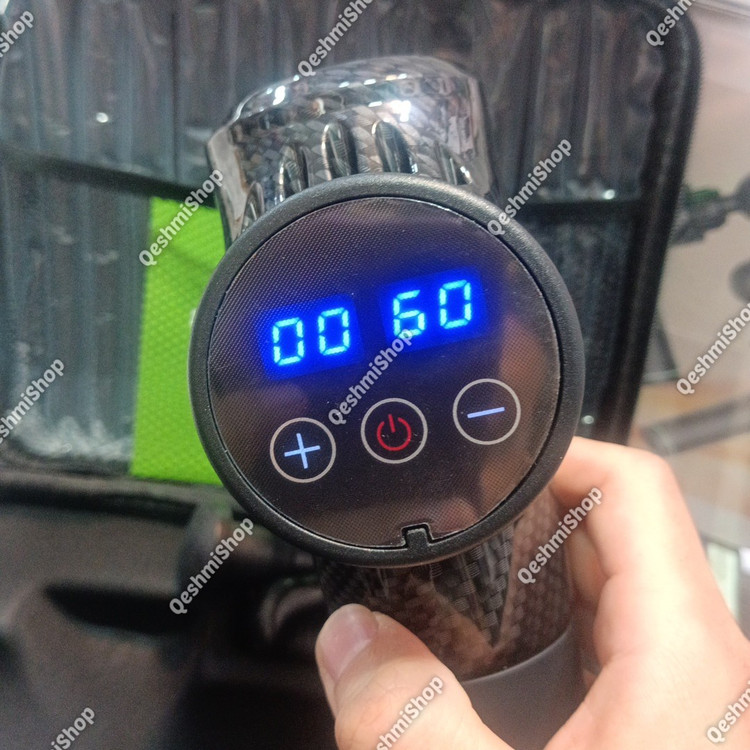 ماساژور تفنگی حرفه ای زیمنس Ziemens مدل 8077، ماساژور شارژی عضلات با 8 سری و 30 سرعت