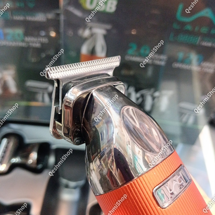 ماشین اصلاح چندکاره لایچی مدل L-9888 با 6 سری مختلف شامل خط زن، شیور، گوش و بینی و اصلاح بدن موجود در فروشگاه قشمی شاپ