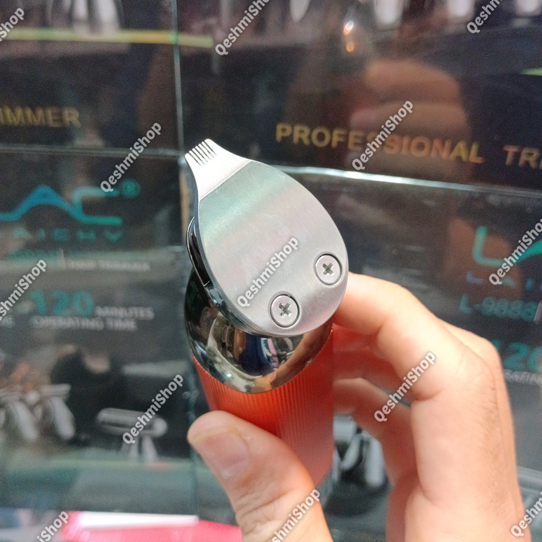 ماشین اصلاح چندکاره لایچی مدل L-9888 با 6 سری مختلف شامل خط زن، شیور، گوش و بینی و اصلاح بدن موجود در فروشگاه قشمی شاپ