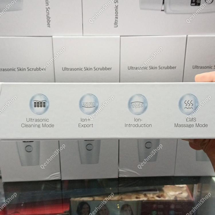 دستگاه اتو صورت حرفه ای دستگاه پاکسازی پوست اولتراسونیک Ultrasonic Skin Scrubber