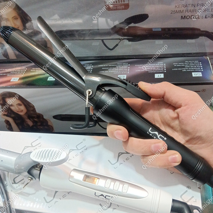 فر کننده مو حالت دهنده مو لایچی مدل KERATIN PROTEIN 25MM HAIR CURLER LAICHY L-31