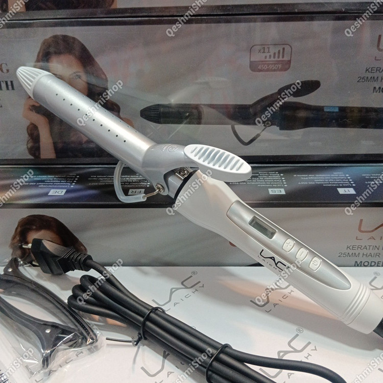 فر کننده مو حالت دهنده مو لایچی مدل KERATIN PROTEIN 25MM HAIR CURLER LAICHY L-31