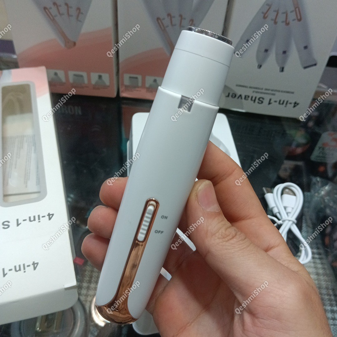 شیور 4کاره زنانه موزن صورت و بدن ابرو مدل hair remover eyebrow trimmer