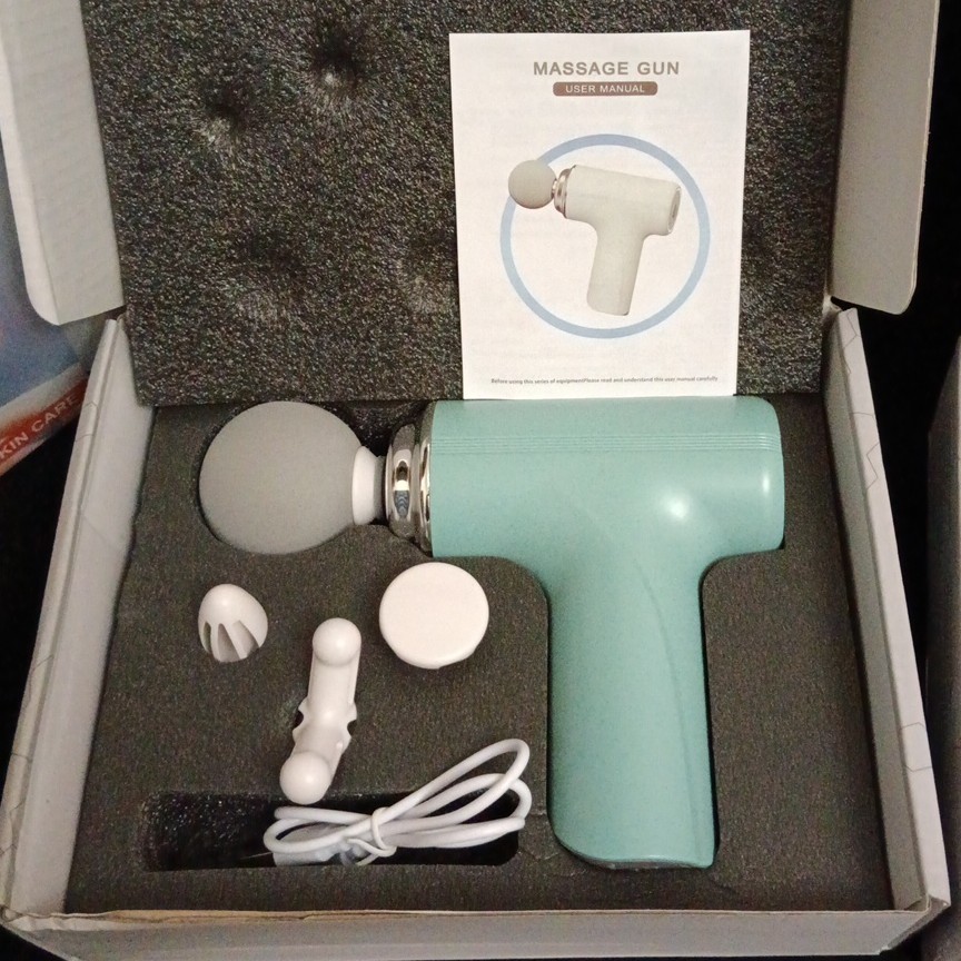 مینی ماساژور تفنگی MINI MASSAGE GUN مدل MG-203 - فروشگاه قشمی شاپ Qeshmishop
