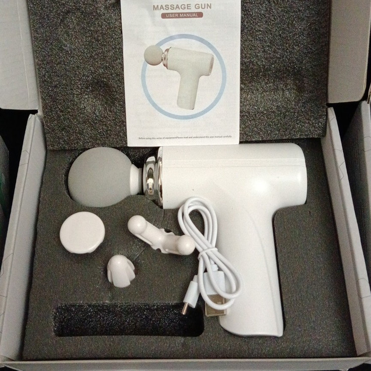 مینی ماساژور تفنگی MINI MASSAGE GUN مدل MG-203 - فروشگاه قشمی شاپ Qeshmishop
