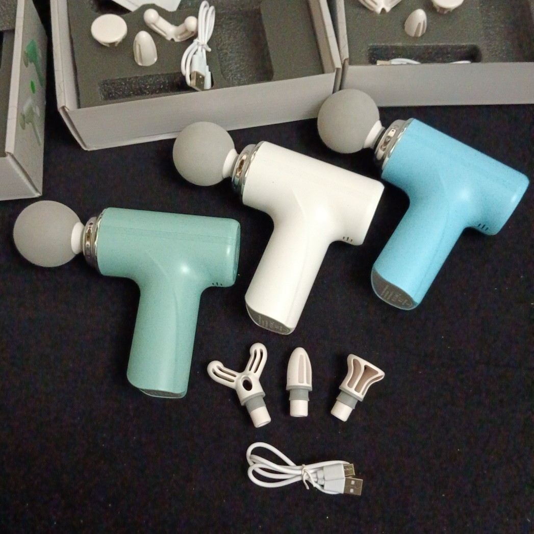 مینی ماساژور تفنگی MINI MASSAGE GUN مدل MG-203 - فروشگاه قشمی شاپ Qeshmishop
