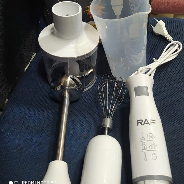 گوشکوب سه کاره راف مدل R.298 بلندر مخلوط کن RAF R 298 موجود در فروشگاه قشمی شاپ Qeshmishop