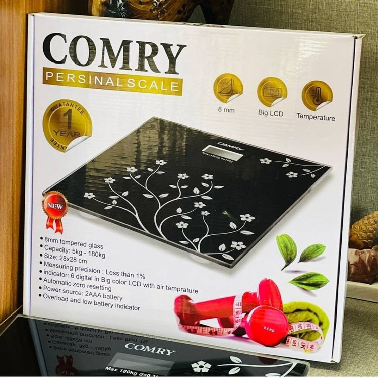 ترازو وزن کشی 8 میل صفحه رنگی کمری COMRY