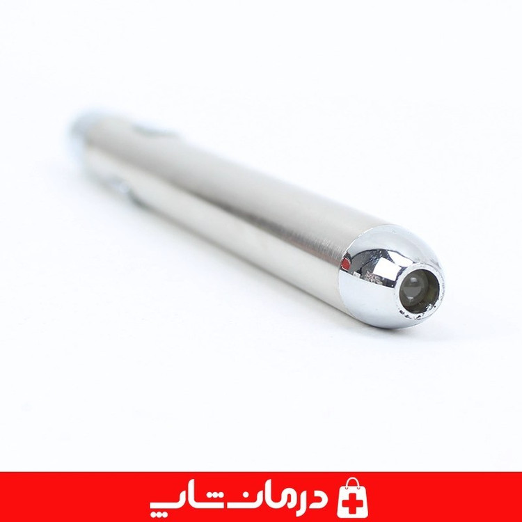 پن لایت استیل چراغ قوه پزشکی خودکاری 13 سانتی نور سفید در کالا پزشکی درمان شاپ کد 403884