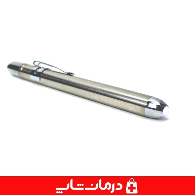 پن لایت استیل چراغ قوه پزشکی خودکاری 13 سانتی نور سفید در کالا پزشکی درمان شاپ کد 403884
