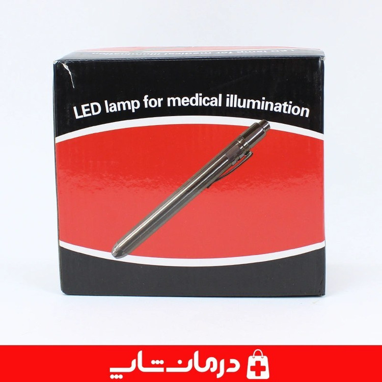 پن لایت استیل چراغ قوه پزشکی خودکاری 13 سانتی نور سفید در کالا پزشکی درمان شاپ کد 403884
