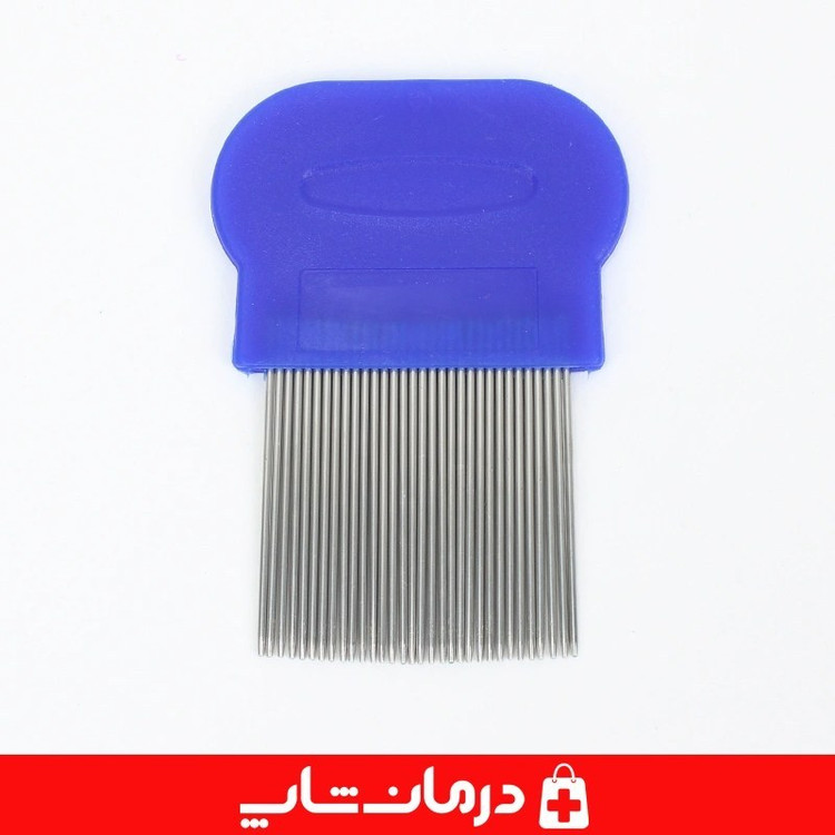 شانه شپش فلزی تو ام دی شانه ضد شپش دسته پلاستیکی کوتاه 2MD در کالا پزشکی درمان شاپ کد 403860