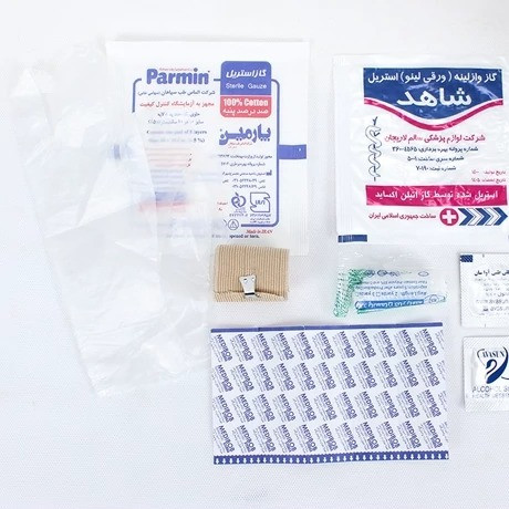 جعبه کمکهای اولیه تجهیز شده دیواری سایز کوچک الماس شهر